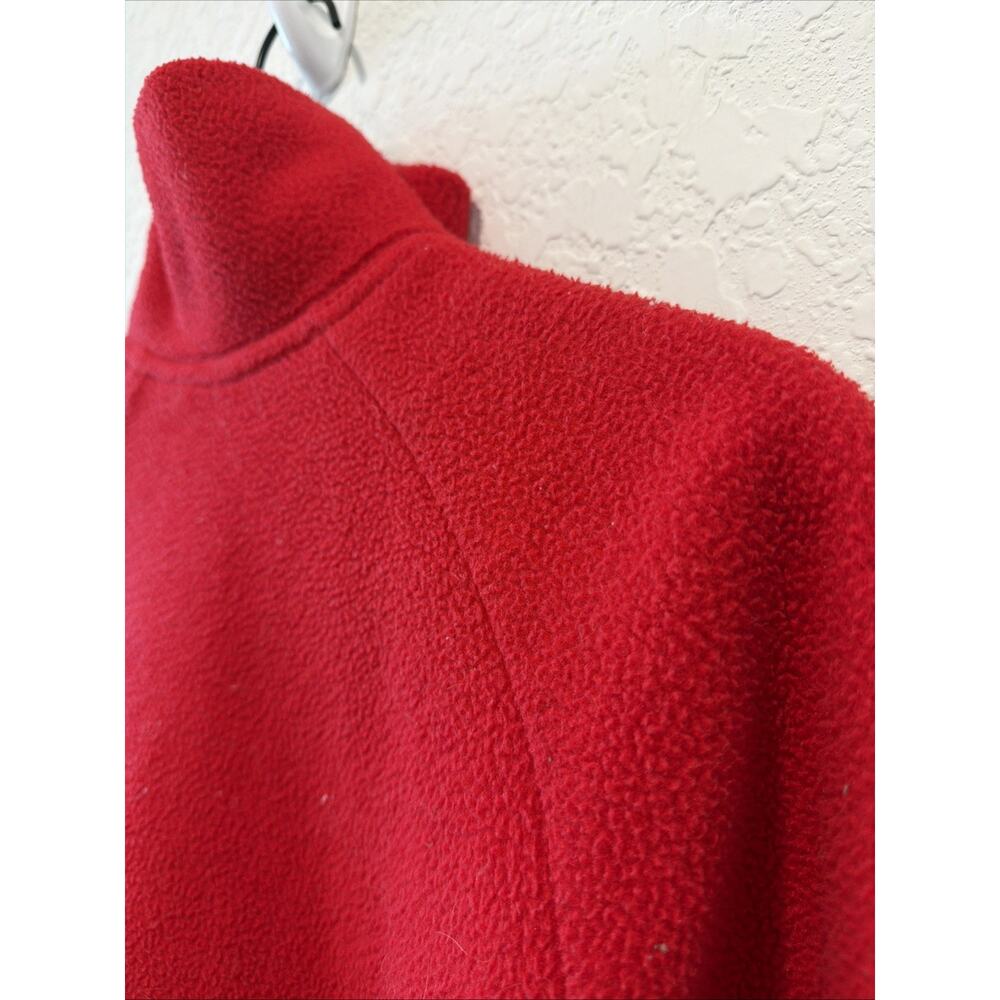 Vintage 80s 90s Patagonia Quarter Zip Red Navy Big Tag Unisex Size Small Hiking - Picture 8 of 9